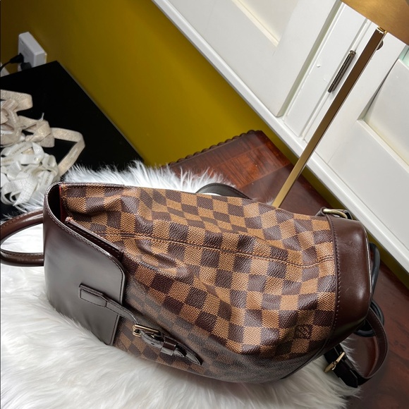 LOUIS VUITTON Damier Ebene Soho Backpack Pre-Loved Excellent Condition - Picture 7 of 17